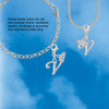 Silver Plated Small Gelato Script Initial - V - Silver Plated Clip on Charm with Mini Year 2026