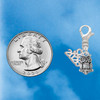 Silver Plated Mini Owl - Silver Plated Clip on Charm with Mini Year 2026 Jewelry Ideas and Examples