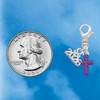 Silver Plated Small Purple Crystal Cross - Silver Plated Clip on Charm with Mini Year 2026 Jewelry Ideas and Examples