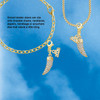 Gold-tone Large Crystal Tooth - Gold-tone Plated Clip on Charm with Mini Year 2026