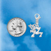 Three Lucky 7s - Silver Plated Clip on Charm with Mini Year 2026 Jewelry Ideas and Examples