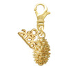Gold-tone Pine Cone - Gold-tone Plated Clip on Charm with Mini Year 2026: Year to Remember Jewelry Gift - Celebrations