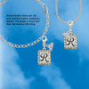 Silver Plated Pebble Border Initial - R - Silver Plated Clip on Charm with Mini Year 2026