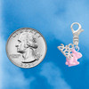 Mini Pink Bunny - Silver Plated Clip on Charm with Mini Year 2026 Jewelry Ideas and Examples
