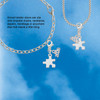 Silver Plated Puzzle Piece - Silver Plated Clip on Charm with Mini Year 2026