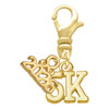 Gold-tone 5K - Gold-tone Plated Clip on Charm with Mini Year 2026: Year to Remember Jewelry Gift - Celebrations