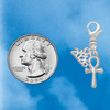 Silver Plated Small Ankh - Silver Plated Clip on Charm with Mini Year 2026 Jewelry Ideas and Examples