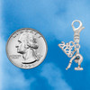 Silver Plated Small Gymnast Balance Beam - Silver Plated Clip on Charm with Mini Year 2026 Jewelry Ideas and Examples