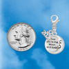 Silver Plated I Love You to the Moon and Back - Silver Plated Clip on Charm with Mini Year 2026 Jewelry Ideas and Examples