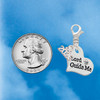 Silver Plated Large Lord Guide Me Heart - Silver Plated Clip on Charm with Mini Year 2026 Jewelry Ideas and Examples