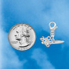 Silver Plated Cruise Liner - Silver Plated Clip on Charm with Mini Year 2026 Jewelry Ideas and Examples