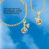 Gold-tone Small I Love You to the Moon - Gold-tone Plated Clip on Charm with Mini Year 2026