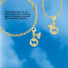 Gold-tone Lamb Silhouette - Gold-tone Plated Clip on Charm with Mini Year 2026