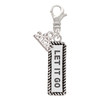 Silver Plated Let It Go - Silver Plated Clip on Charm with Mini Year 2026: Year to Remember Jewelry Gift - Celebrations