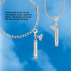 Silver Plated Guardian Angel Bar - Silver Plated Clip on Charm with Mini Year 2026