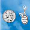 Best Mom Ever Oval - Silver Plated Clip on Charm with Mini Year 2026 Jewelry Ideas and Examples