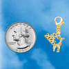 Gold-tone Mini Giraffe - Gold-tone Plated Clip on Charm with Mini Year 2026 Jewelry Ideas and Examples