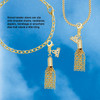 Gold-tone Small Tassel - Gold-tone Plated Clip on Charm with Mini Year 2026