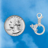Silver Plated Niece Eternity Ring - Silver Plated Clip on Charm with Mini Year 2026 Jewelry Ideas and Examples