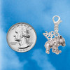 Silver Plated Panda with Cub - Silver Plated Clip on Charm with Mini Year 2026 Jewelry Ideas and Examples