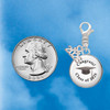Silver Plated Domed Class of 2025 - Silver Plated Clip on Charm with Mini Year 2026 Jewelry Ideas and Examples