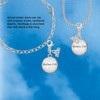 Silver Plated Domed Matthew 17:20 - Silver Plated Clip on Charm with Mini Year 2026