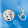 Silver Plated I'm A Fighter Eternity Ring - Silver Plated Clip on Charm with Mini Year 2026 Jewelry Ideas and Examples