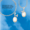 Silver Plated Small Cream Imitation Pearl - Silver Plated Clip on Charm with Mini Year 2026
