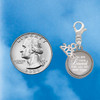 Stainless Steel Disc You Are More Loved - Silver Plated Clip on Charm with Mini Year 2026 Jewelry Ideas and Examples