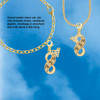 Gold-tone Paw Prints Infinity - Gold-tone Plated Clip on Charm with Mini Year 2026