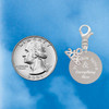 Stainless Steel Pumpkin Spice and Everything Nice Disc - Silver Plated Clip on Charm with Mini Year 2026 Jewelry Ideas and Examples