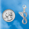 Stainless Steel Infinity Sign - Silver Plated Clip on Charm with Mini Year 2026 Jewelry Ideas and Examples