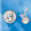 Silver Plated 13.5mm Round Locket - Silver Plated Clip on Charm with Mini Year 2026 Jewelry Ideas and Examples