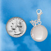 Silver Plated 20mm Round Locket - Silver Plated Clip on Charm with Mini Year 2026 Jewelry Ideas and Examples
