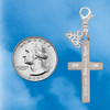 Stainless Steel Jeremiah 1:56 - I Set You Apart Engraved Cross - Silver Plated Clip on Charm with Mini Year 2026 Jewelry Ideas and Examples