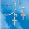 Stainless Steel Jeremiah 29:11 - I Have Plans for You Engraved Cross - Silver Plated Clip on Charm with Mini Year 2026