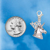 Silver Plated 3-D Unicorn Head - Silver Plated Clip on Charm with Mini Year 2026 Jewelry Ideas and Examples