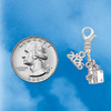 Silver Plated 3-D Ambulance - Silver Plated Clip on Charm with Mini Year 2026 Jewelry Ideas and Examples