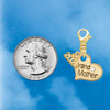 Gold-tone Large Grandmother Heart with Crystal - Gold-tone Plated Clip on Charm with Mini Year 2026 Jewelry Ideas and Examples