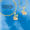 Gold-tone Large Best Friend Heart with Crystal - Gold-tone Plated Clip on Charm with Mini Year 2026
