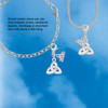 Silver Plated Celtic Trinity Knot - Silver Plated Clip on Charm with Mini Year 2026