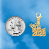 Gold-tone Class of 2028 - Gold-tone Plated Clip on Charm with Mini Year 2026 Jewelry Ideas and Examples