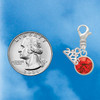 10mm Red Crystal Drop - Silver Plated Clip on Charm with Mini Year 2026 Jewelry Ideas and Examples