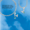 Crystal Teal Channel Drop - Silver Plated Clip on Charm with Mini Year 2026