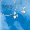 10mm Clear Crystal Heart - Silver Plated Clip on Charm with Mini Year 2026