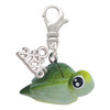Resin Sea Turtle - Silver Plated Clip on Charm with Mini Year 2026: Year to Remember Jewelry Gift - Celebrations