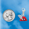 Resin Red Crab - Silver Plated Clip on Charm with Mini Year 2026 Jewelry Ideas and Examples