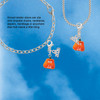 Resin Funny Boo! Pumpkin - Silver Plated Clip on Charm with Mini Year 2026