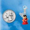 Resin Red Angel Holding Star - Silver Plated Clip on Charm with Mini Year 2026 Jewelry Ideas and Examples