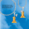 Resin Sitting Puppy - Silver Plated Clip on Charm with Mini Year 2026